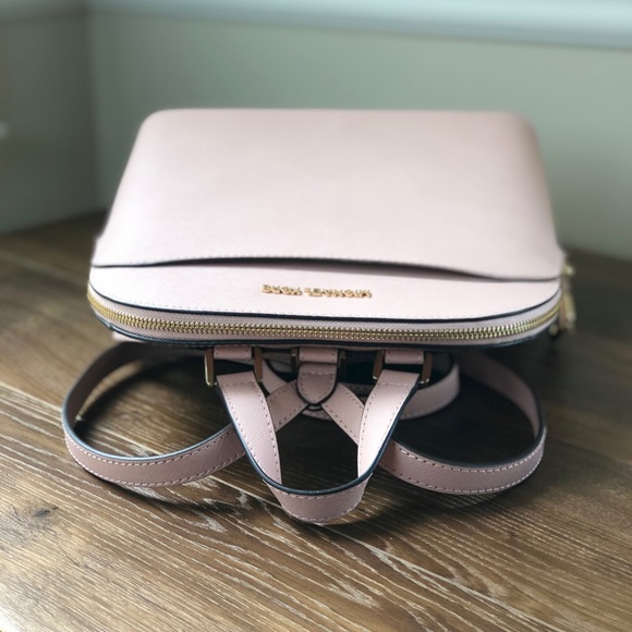 NWT Michael Kors Large Emmy Backpack pastel pink - Picture 5 of 8